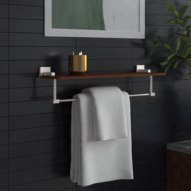 Modern wall discount mounted towel rack